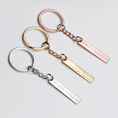 Coordinate Keychain personalized for him - Monogram Keychain personalized dad keychain step dad gift