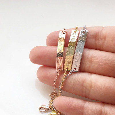 Custom bracelet Personalized Bracelet Coordinate Bracelet Personalized Jewelry