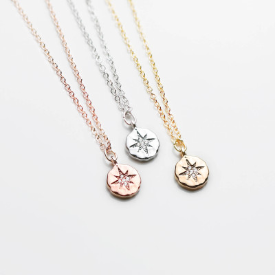 Dainty Compass Necklace College Graduation Gift for Her Personalized Graduation Wanderlust Best Friend Necklace