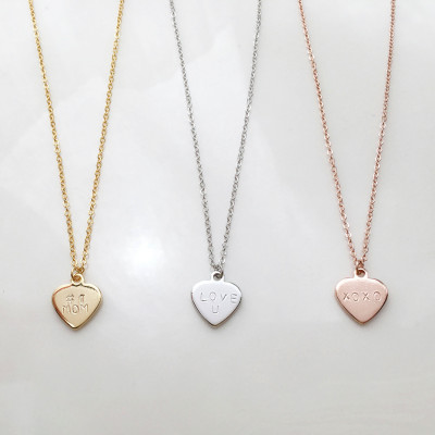 Mothers day gift ideas Heart Necklace Mom from Daughter mothers day from daughter New mom stepmom