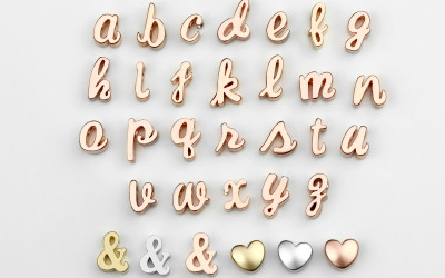 Personalized Rose Gold Initial Necklace | Ethical & Handcrafted