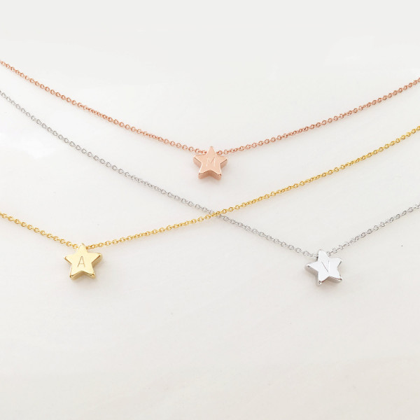 Star necklace personalized kids personalized teen personalized childrens celestial