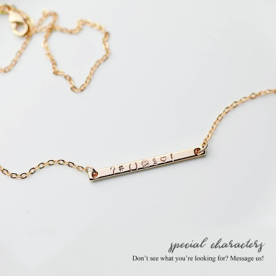 simple bracelets for women best friend bracelet Rose gold bar bracelet