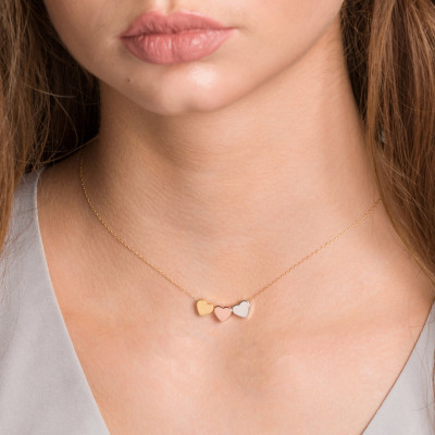 Heart Necklace - Minimal Necklace - Delicate Necklace - Gold Heart - Everyday necklace - Dainty Necklace