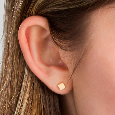 Small Gold Stud Earrings · Tiny GOLD Earrings · Minimal Gold Earrings · Simple Stud Earrings · Gold Bar Earrings
