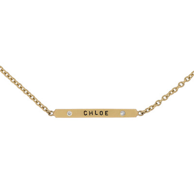Gold Bar bracelet - Custom Name Bracelet - Engraved Bracelet - Personalized Initial bracelet - Nameplate Monogram Bracelet - Bride - Bridesmaids