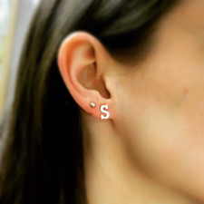 Hand Cut Gold Letter Earrings: Our Craft & Golden Tales