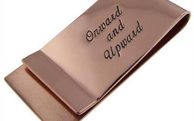 Your Personal Gold Money Clip: Crafted with a Cuppa Love