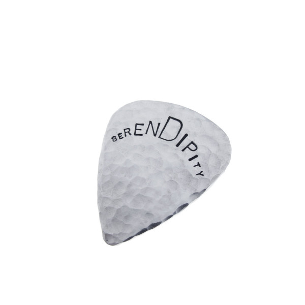 Playable Silver Guitar Pick Personlize Your Plectrum Stamped Word Phrase Name Custom Guitar Player Gift for Grad Artisan Hammered Silver