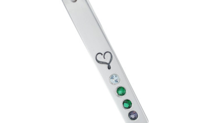 Behind the Sparkle: Our Custom Silver & Diamond Birthstone Pendant