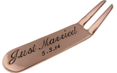 18k Solid Gold Divot Repair Tool | Personalized Luxury Golfer Gift