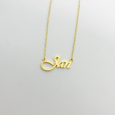 High Quality Handwriting Necklace - Bar necklace - Dainty necklace - Name Necklace
