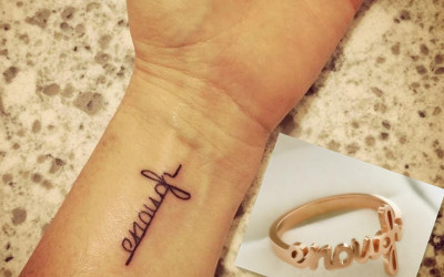 Crafting Memories: Your Dainty Handwriting Ring Story