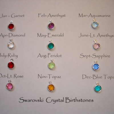 Childrens name necklace birthstone necklace - name jewellery - birthdate necklace gifts for women