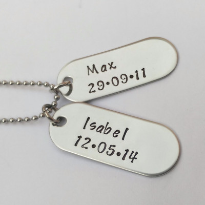 Christmas gifts for men - Personalized mens dog tags - mens jewellery gift - gift ideas for men gift ideas for husband