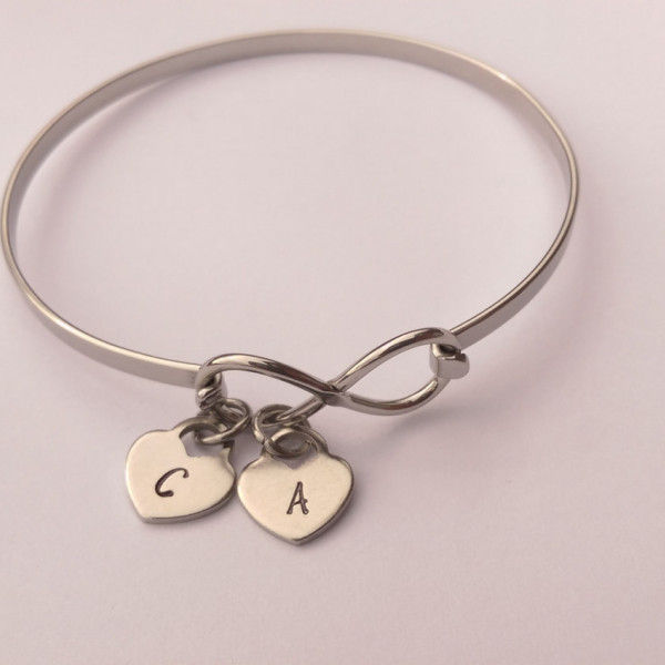 Personalized couples bracelet - wedding gift - wedding present