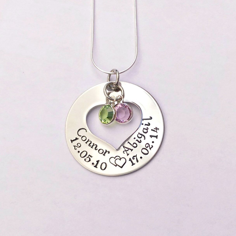 Personalised Silver New Mum Necklace | IndiviJewels