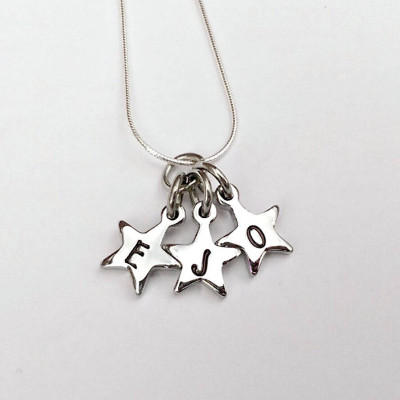 Personalized star necklace - star jewellery birthday gift gift for nanny - unique necklace