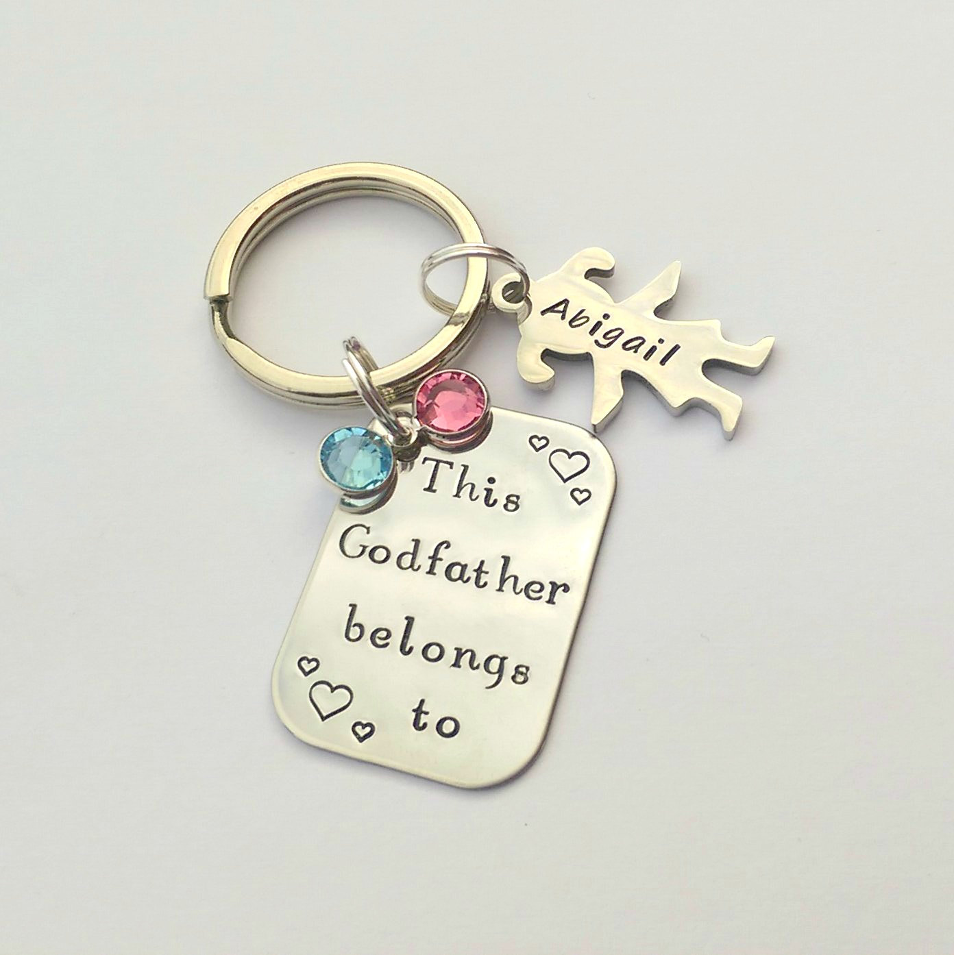 Personalized Baptism Cross Keychain Favors – Unique Gifts 30 Keychains In Sachet - Foto 14