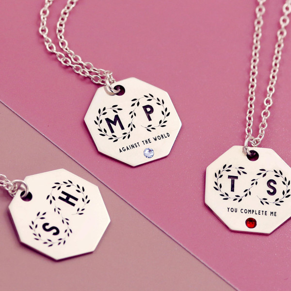 Bestfriend Necklace - Gift For Bestfriend - Soul Sisters Jewelry - Forever Young - BFF Necklace - You Are My Person - Family Necklace -