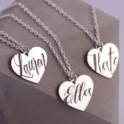 Bestfriend Necklace - Two Sisters - Necklace for BFF - Two Sisters Necklace - Custom Name Necklace - Sister Necklace Set - Sister Necklaces