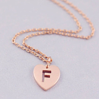 F letter necklace - F initial necklace - F - Letter necklaces - Personalized jewelry - Minimal necklace - F Tiny letter necklace - F Jewelry