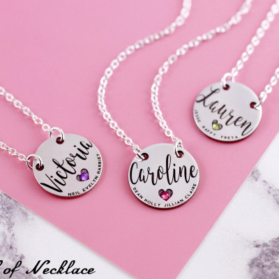 Family Necklace - Love your Family - Custom Name Necklace - No Matter Where - Soul Sisters - Grandmother Necklace - Aunt Necklace Gift
