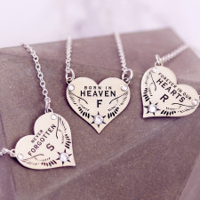 Cherished Memories: Crafting Our In Memoriam Heart Necklace