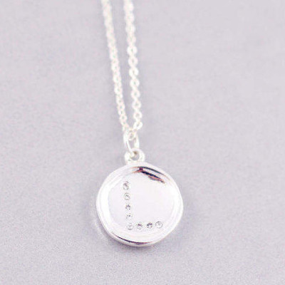 L Letter Necklace - L Initial Necklace - L - Letter Necklaces - Personalized Jewelry - Minimal Necklace - L Tiny Letter Necklace