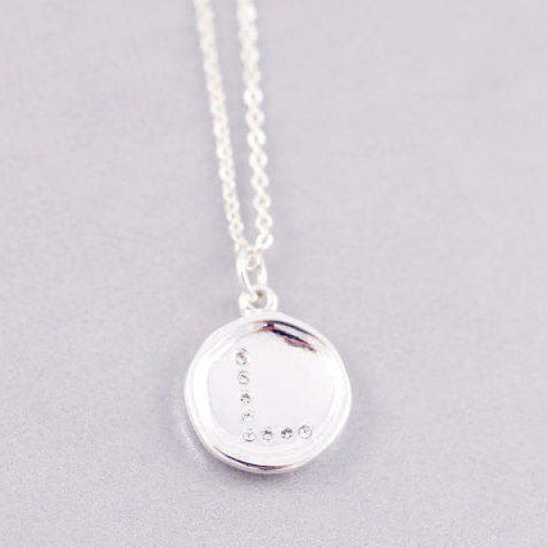 L Letter Necklace - L Initial Necklace - L - Letter Necklaces - Personalized Jewelry - Minimal Necklace - L Tiny Letter Necklace