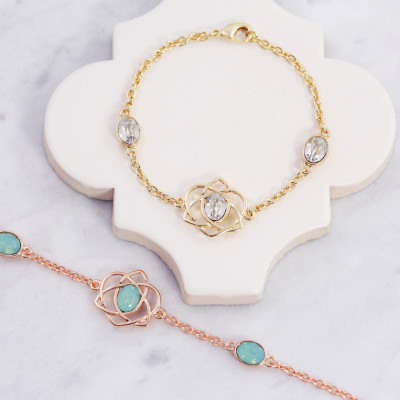 Love Knot Bracelet - Delicate Bracelet - Wife Bracelet Idea - Mature Jewelry - Romantic Bracelet - Sacred Geometry - Sentimental Jewelry