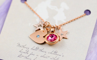 Mothers Day Necklace: A Rose Gold Charm Story for Mum