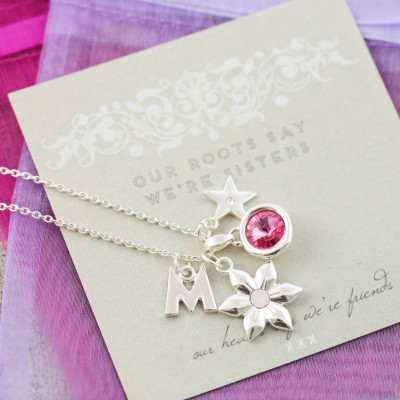 Sisters Gift - Gift for Sister - Jewellery for Sister - Sister Necklace - Personalized gift for sister - Personalized Charm Necklace