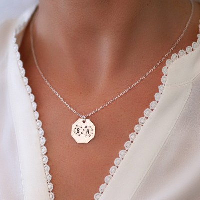 Soul Sisters Jewelry - Two Sister Necklace - Two Letter Necklace - Soul Sisters - Two Initial Necklace - Partners in Crime - Let Love Grow