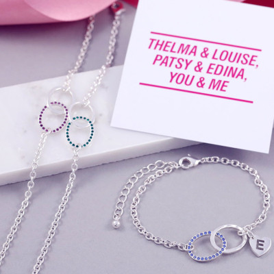 Wish Bracelet Gift - Thelma and Louise - Birthstone Bracelets - Bestfriend Gift - Sister Wish Bracelet - Gift BFF Bracelet - Friendship Card