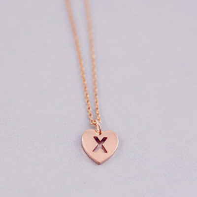 X Letter necklace - X initial necklace - X - Letter necklaces - Personalized jewelry - Minimal necklace - X Tiny letter necklace