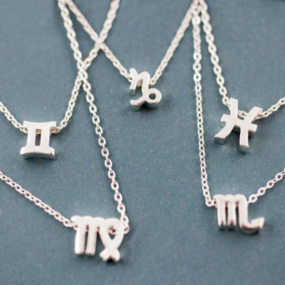 Zodiac Necklace - Dainty Necklace - Zodiac Sign - Destiny - 16th Birthday - Symbolic necklace - Believe - Zodiac Jewelry - Wish Necklace -