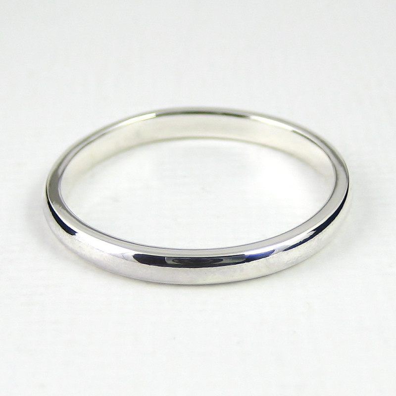 Sterling Silver Ring Simple Band - Wedding Band - Stacking Ring ...