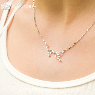 Friendship Necklace - Friendship Charm - Friendhsip Gift - Love Jewellery - Friendship Jewellery - Silver Jewellery - Birds Bracelet - Animal Bracelet