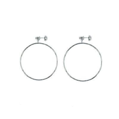 Large Hammered Hoop Earrings - Sterling Silver Earrings - Drop Earrings - Handmade Sterling Silver Jewellery 925 Large Hammered Hoop Earrings - Sterling Silver Earrings - Drop Earrings - Handmade Sterling Silver Jewellery 925