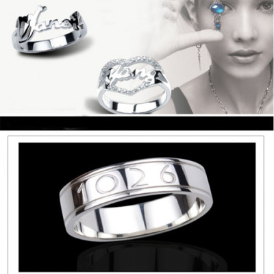Custom Made Personalized Rings - Combine any of your elements
