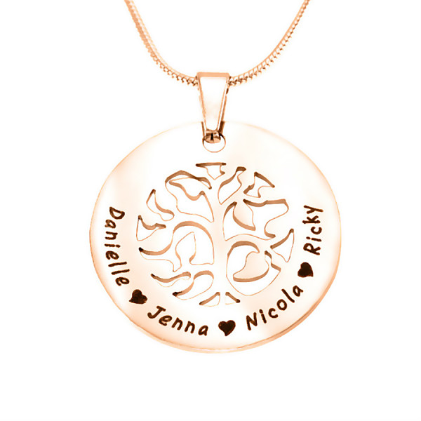 Personalized BFS Family Tree Necklace - 