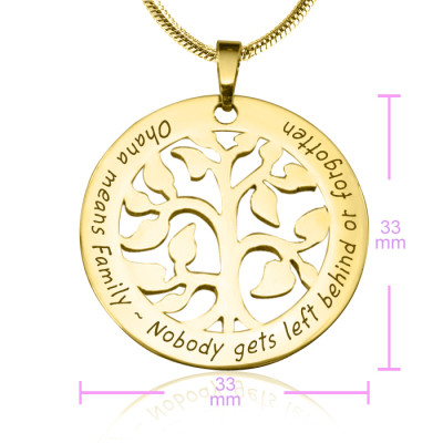 Personalized Ohana Tree - 18ct Gold *Limited Edition