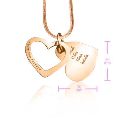 Personalized Love Forever Necklace - 