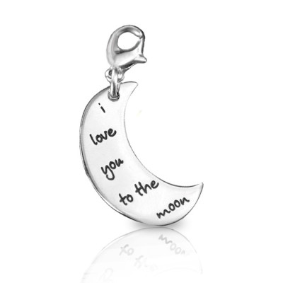 Personalized Moon Charm