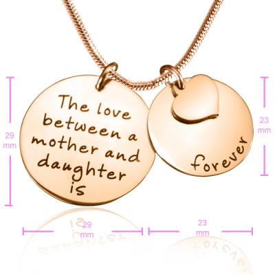 Personalized Mother Forever Necklace - 