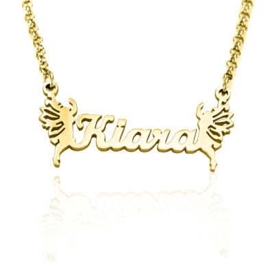 Personalized Name Necklace - 18ct Gold