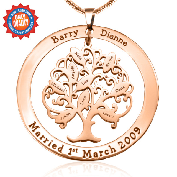 Personalized Tree of My Life Washer 9 - 
