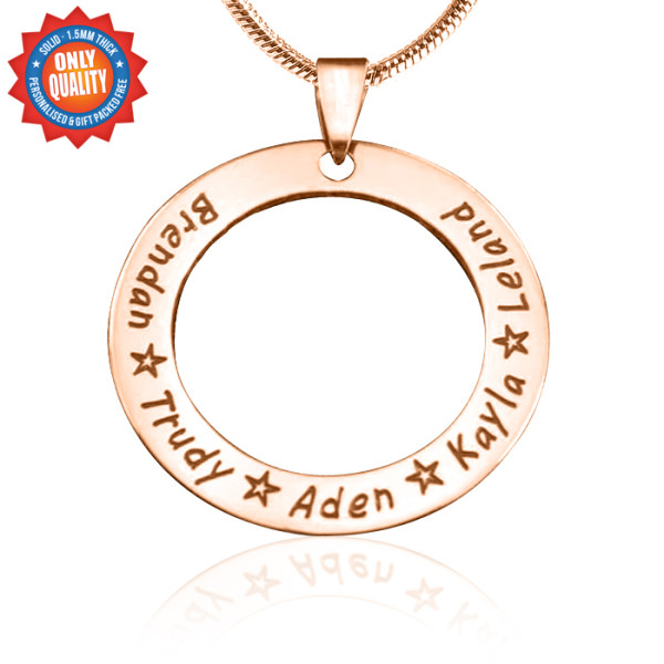 Personalized Circle of Trust Necklace - 