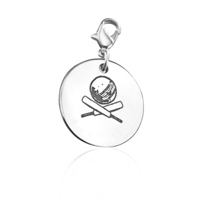 Personalized Cricket Charm